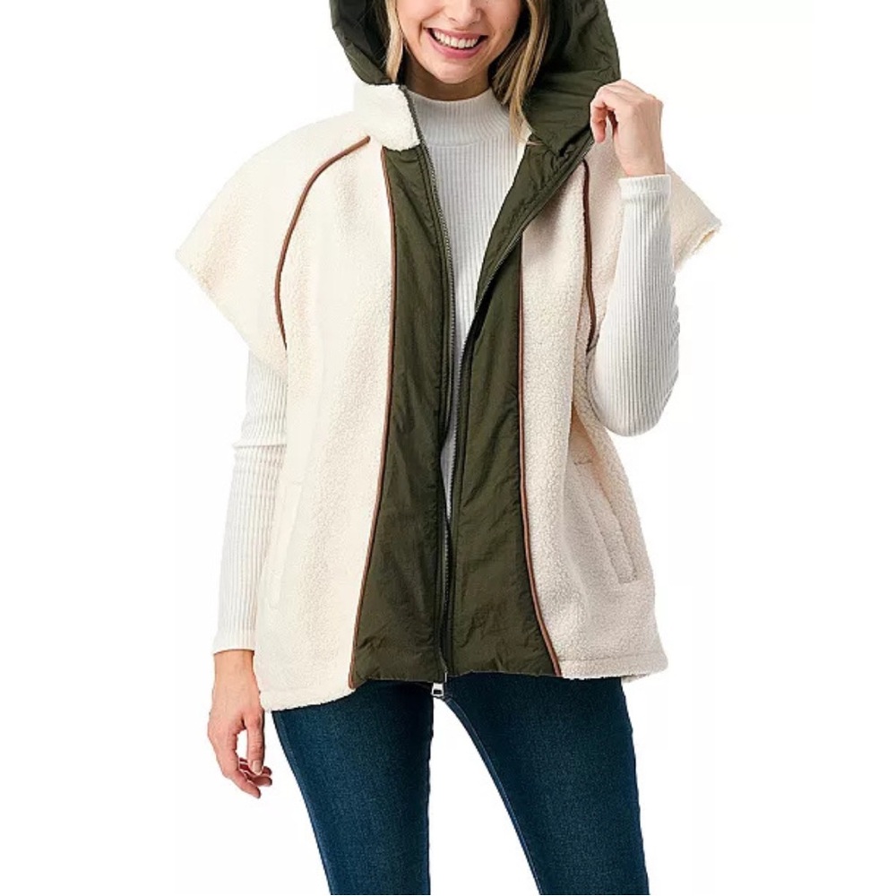 Marcus Adler Quilted Long Zipper Front Vest w/ Hood – NWT – MSRP $139 - Picture 2 of 3